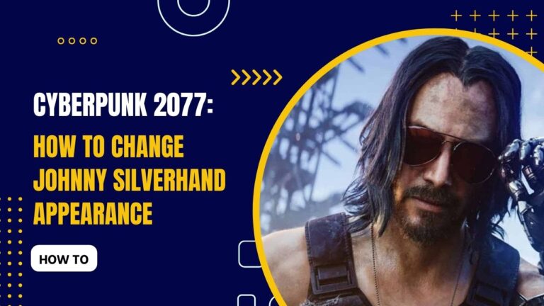 Cyberpunk 2077: How to Change Johnny Silverhand Appearance